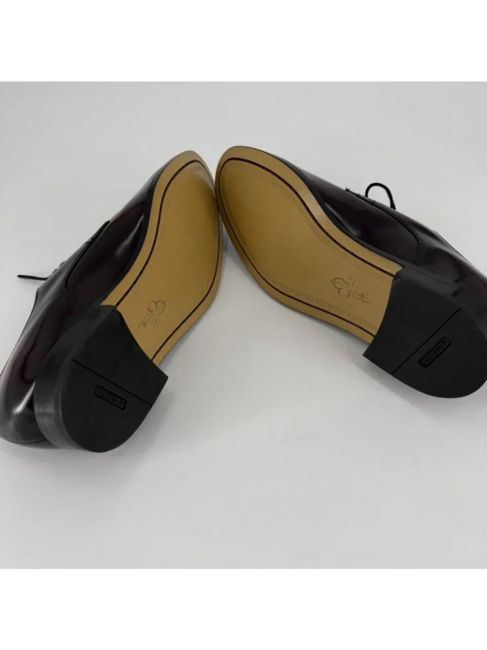 Men's Cole Haan  Air Carter Split-Toe Derby Shoes Mahogany Leather 10.5M